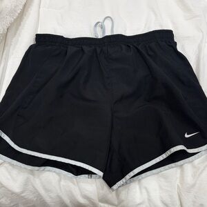 Nike Kids Black Shorts with Gray Trim
